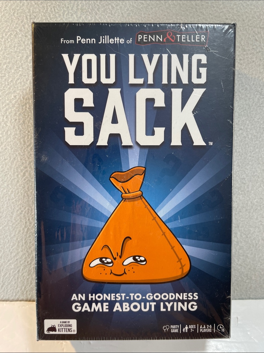 Penn & Teller You Lying Sack Game NEW! Sealed